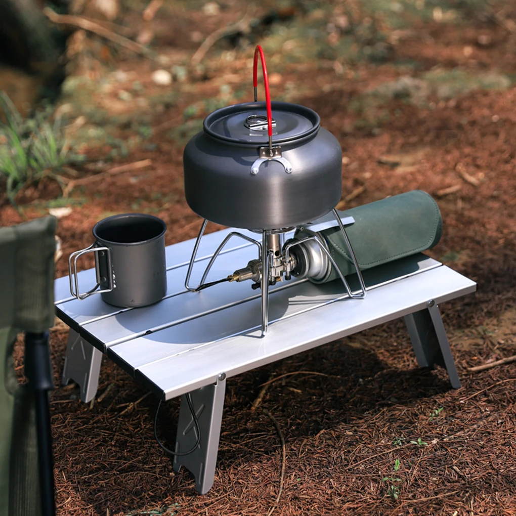 Sağlam kamp masası Dayanıklı Alüminyum Alaşımlı Yapı Montajı Kolay Katlanır Piknik Masası dış ortam aracı