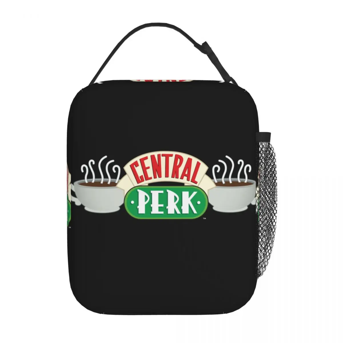Central Perk Arkadaşlar Logo Davetiye Yalıtımlı Öğle Yemeği Çantası Gıda Konteyner Çanta Taşınabilir Soğutucu Termal Öğle Yemeği Kutuları Okul İçin