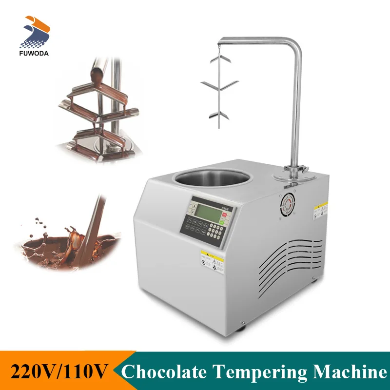 Elektrikli 7L Çikolata Eritici Tavlama Makinesi Kalıplama Makinesi Çikolata Yapımı için Gıda Sınıfı Paslanmaz Çelik