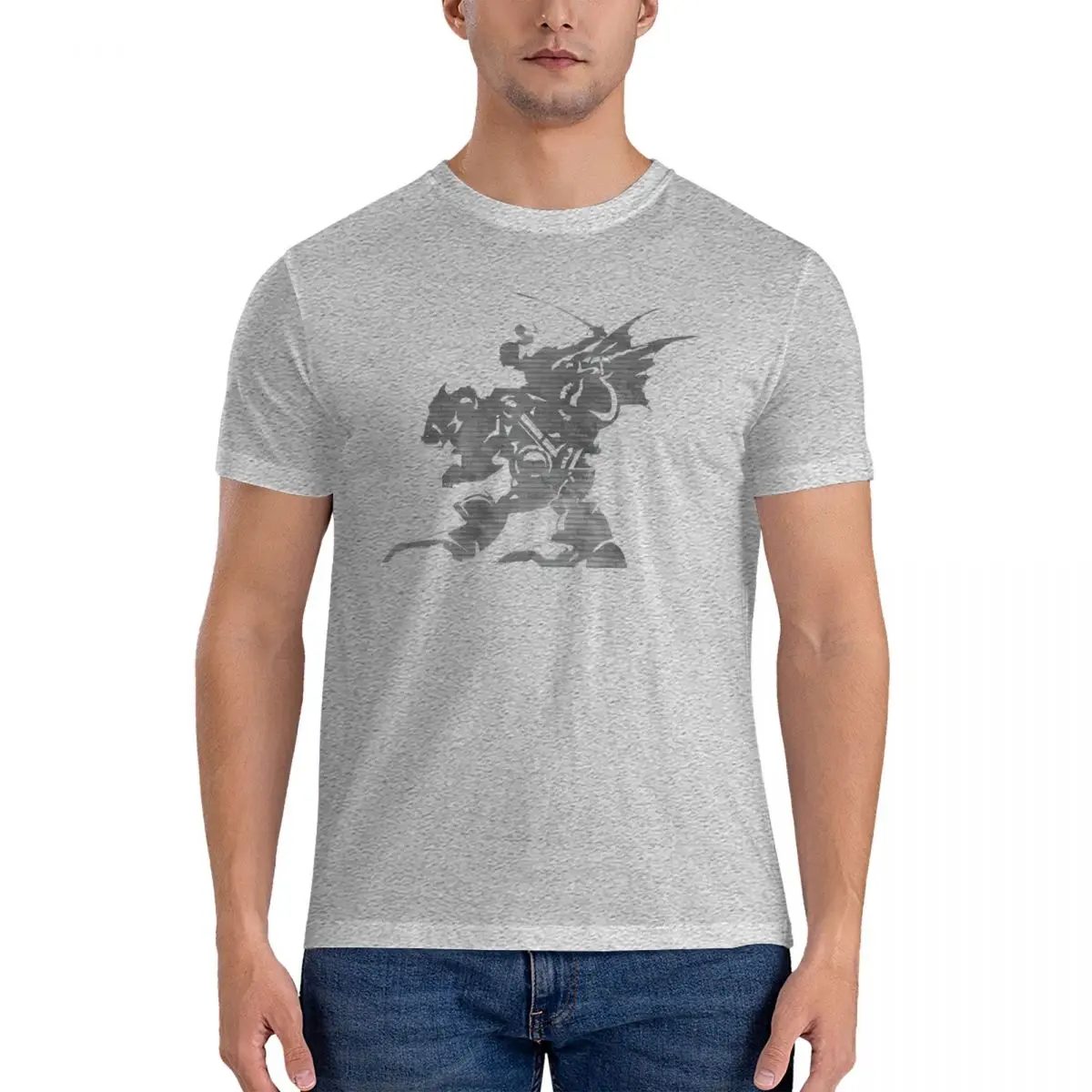 Erkek T-Shirt Final Fantasy VI B Amp W Moda Saf Pamuk Tee Gömlek Kısa Kollu Final Fantasy T Shirt O Boyun Elbise