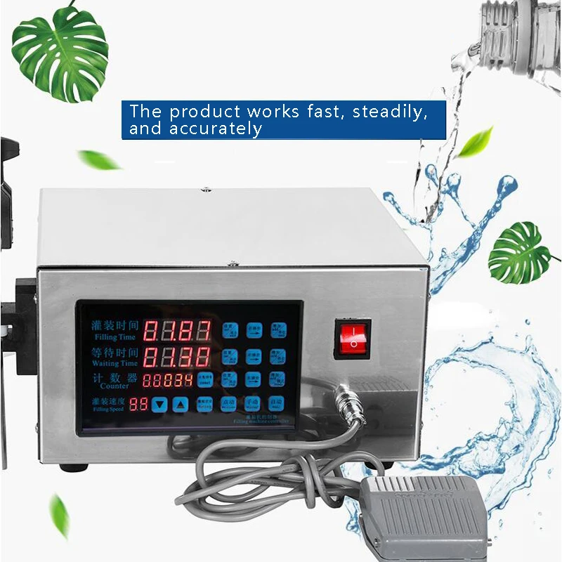 Sıvı dolum kapatma makinesi Küçük Otomatik Hat Peristaltik Manyetik Pompa Cam Plastik şişe ambalajı