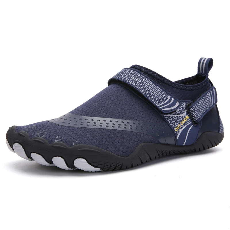 Unisex Aqua Ayakkabı Açık su ayakkabısı Erkekler Kadınlar Dışında Sığ Ayakkabı Nefes Yürüyüş Sneakers Beş Parmak Ayakkabı Boyutu 36-47