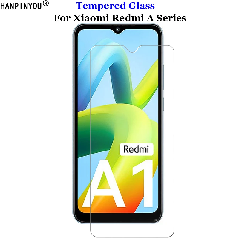 Xiaomi Redmi için A2 A1 artı temperli cam 9H 2.5 D Premium telefon ekran koruyucu Film