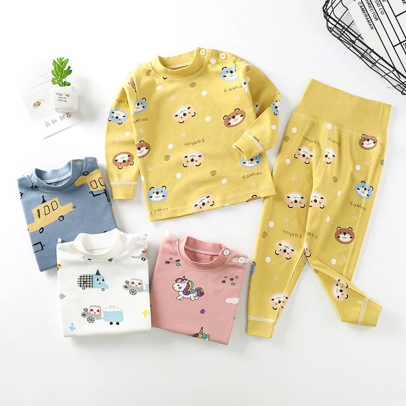 Çocuk Modası, Eğlence, Rahat Ev İki Parçalı Çocuk Pijama Takımı, İnternetteki En Düşük Fiyat